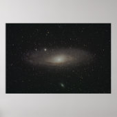 Andromeda M31 Galaxy Poster (Voorkant)