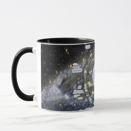 Andromeda Map mug Mok (Links)