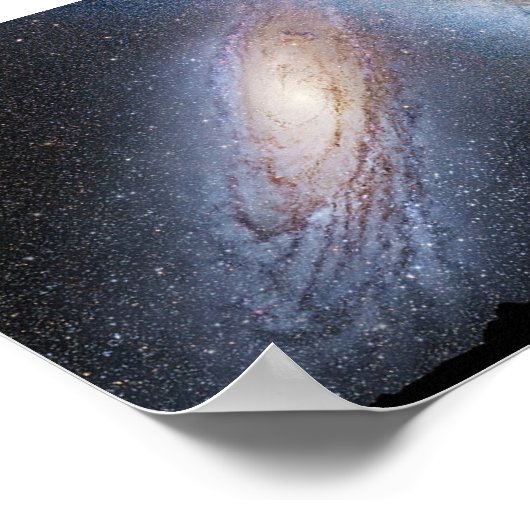 Andromeda - Melkwegbotsing Poster (Hoek)