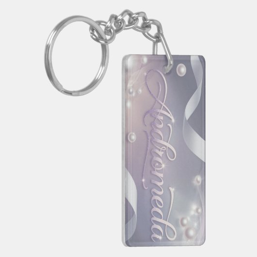 Andromeda naam Sleutelhanger (Voorkant Links)