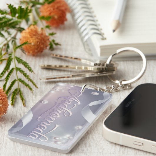 Andromeda naam Sleutelhanger (Voorkant Rechts)