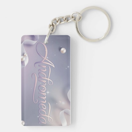 Andromeda naam Sleutelhanger (achterkant)