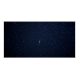 Andromeda-sterrenstelsel Middenblauwe Sterrennacht Perfect Poster