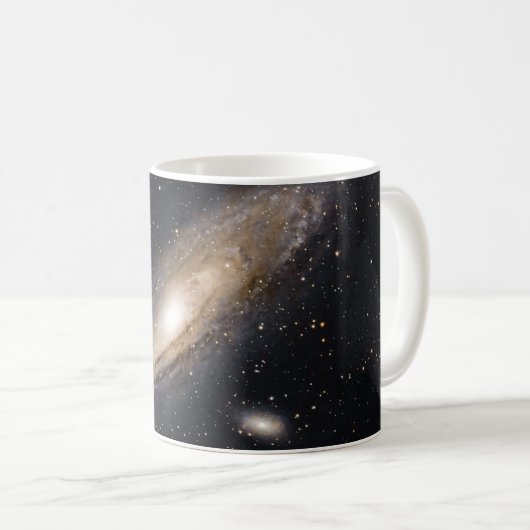 Andromeda-sterrenstelsel mok | Diepe ruimte astron (Voorkant rechts)