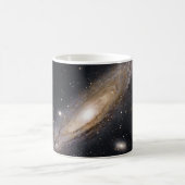 Andromeda-sterrenstelsel mok | Diepe ruimte astron (Center)