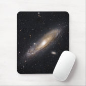 Andromeda-sterrenstelsel | Ruimtestfotografie Muismat (Met muis)
