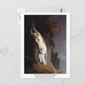 Andromeda , voorzitter van Rembrandt van Rijn Briefkaart (Voorkant / Achterkant)