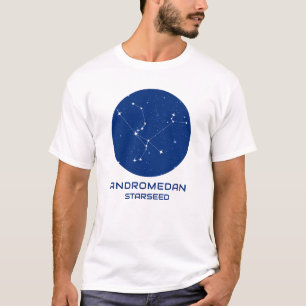 Andromedan Starseed T-shirt Blue Galactic T-shir