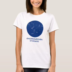 Andromedan Starseed T-shirt Blue Galactic T-shir