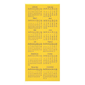 Andromeda's Stars 2012 Calendar Business Rack Kaar Reclamekaart (Achterkant)