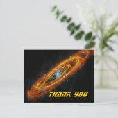 Andromeda's sterren Dank je Briefkaart (Staand voorkant)