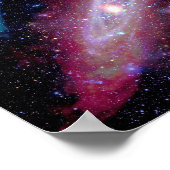 Andromedastelsel Messier 31 Samengesteld beeld Poster (Hoek)