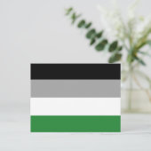 Androphilia Pride Vlag Briefkaart (Staand voorkant)