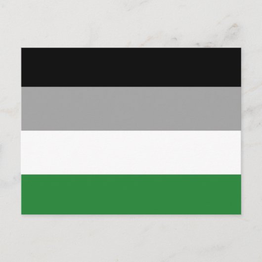 Androphilia Pride Vlag Briefkaart (Voorkant)
