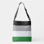 Androphilia Pride Vlag Crossbody Tas (Achterkant)