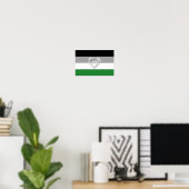 Androphilia Pride-vlag en symbool Poster (Thuiskantoor)