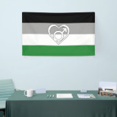 Androphilia Pride-vlag en symbool Spandoek (Beurs)