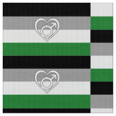 Androphilia Pride-vlag en symbool Stof (Close Up)