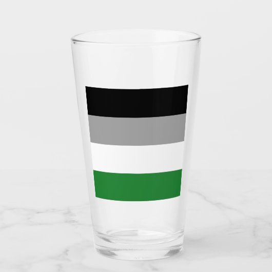 Androphilia Pride Vlag Glas (Voorkant)