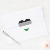 Androphilia Pride Vlag Hart Sticker (Envelop)