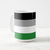 Androphilia Pride Vlag Koffiemok (Voorkant links)