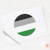 Androphilia Pride Vlag Ronde Sticker (Envelop)