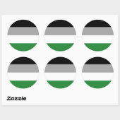 Androphilia Pride Vlag Ronde Sticker (Vel)
