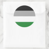 Androphilia Pride Vlag Ronde Sticker (Tas)