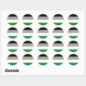 Androphilia Pride Vlag Ronde Sticker (Vel)