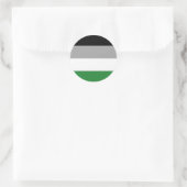 Androphilia Pride Vlag Ronde Sticker (Tas)