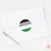 Androphilia Pride Vlag Ronde Sticker (Envelop)