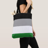 Androphilia Pride Vlag Tote Bag (Dichtbij)