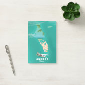 Andros Bahama's vakantiekaart. Post-it® Notes (Kantoor)