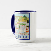 Andros Greece set-set of acht verschillende mokken (Voorkant links)