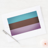 Androsexsexseksuele Pride Rechthoekige Sticker (Envelop)