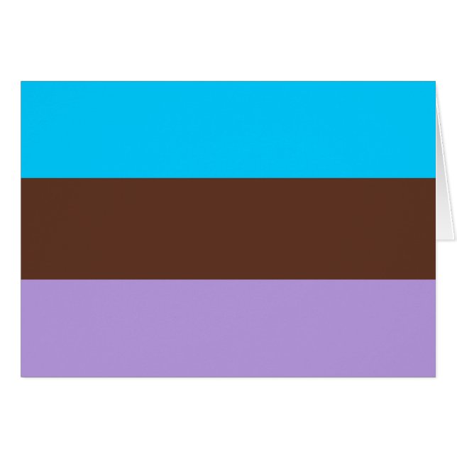 Androsexuele Pride-vlag (Voorkant Horizontaal)