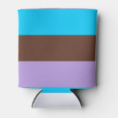 Androsexuele Pride-vlag Blikjeskoeler (Voorkant)