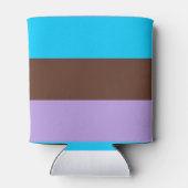 Androsexuele Pride-vlag Blikjeskoeler (Achterkant)