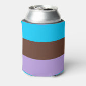 Androsexuele Pride-vlag Blikjeskoeler (Blikje Achterkant)