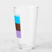 Androsexuele Pride-vlag Glas (Links)