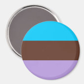 Androsexuele Pride-vlag Magneet (Voorkant / Achterkant)