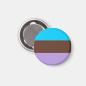 Androsexuele Pride-vlag Magneet (Voorkant / Achterkant)