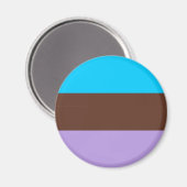 Androsexuele Pride-vlag Magneet (Voorkant / Achterkant)