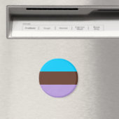 Androsexuele Pride-vlag Magneet (Insitu (Vaatwasser))
