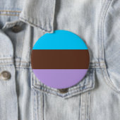 Androsexuele Pride-vlag Ronde Button 4,0 Cm (In situ)