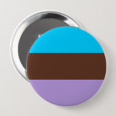 Androsexuele Pride-vlag Ronde Button 4,0 Cm (Voorkant /achterkant)