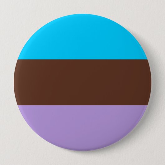 Androsexuele Pride-vlag Ronde Button 4,0 Cm (Voorkant)