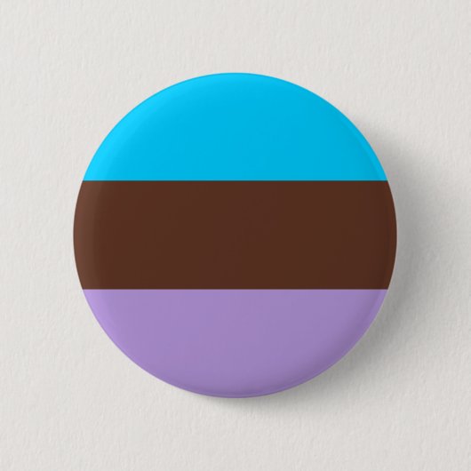 Androsexuele Pride-vlag Ronde Button 5,7 Cm (Voorkant)