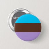 Androsexuele Pride-vlag Ronde Button 5,7 Cm (Voorkant /achterkant)