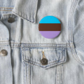 Androsexuele Pride-vlag Ronde Button 5,7 Cm (In situ)
